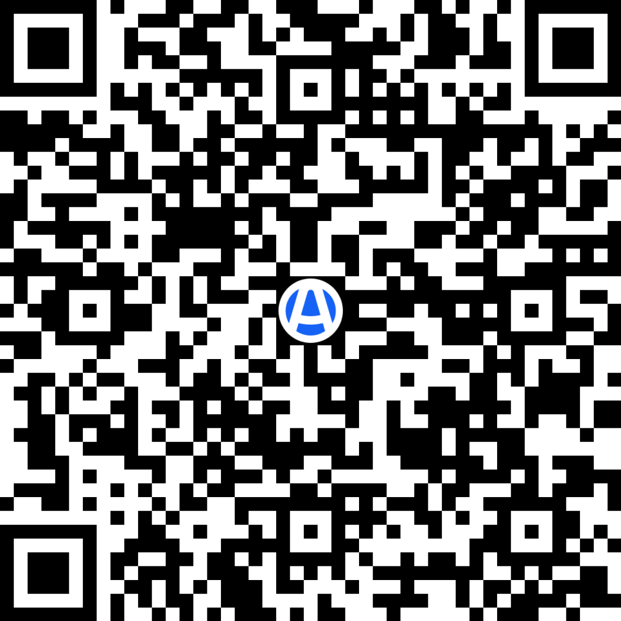 QR code linking to the campaign's secure Anedot donation page